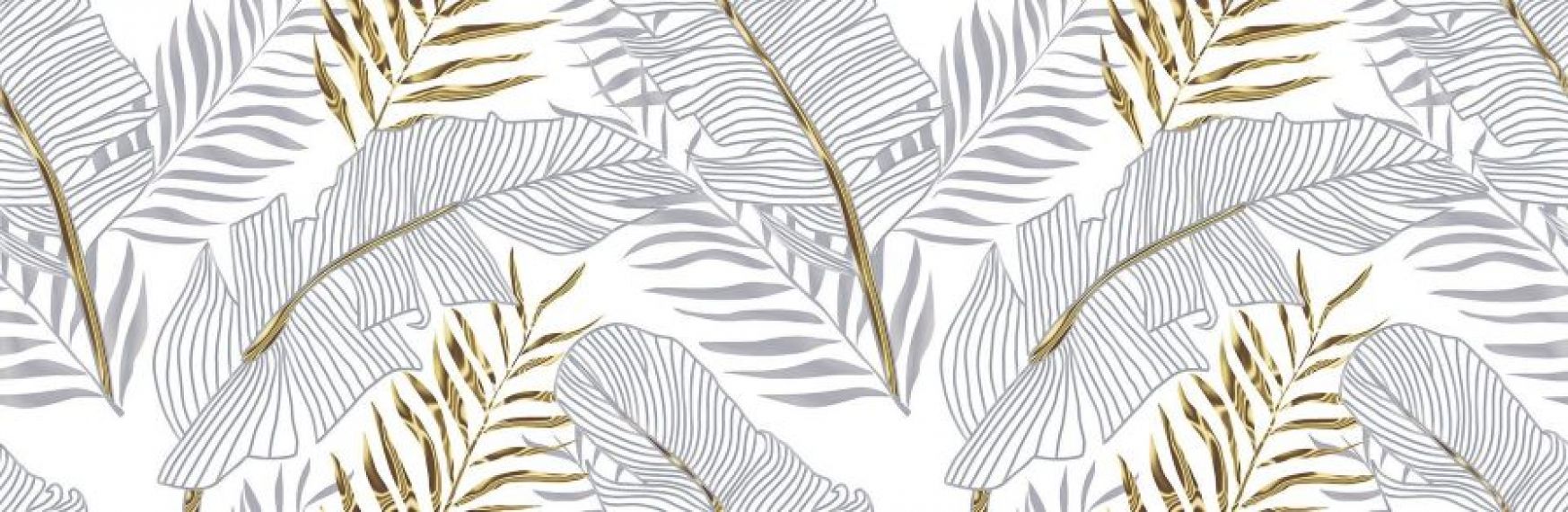 1664-0203 Декор Диаманте листья 20х60