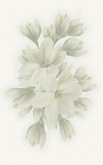 А6А301 Декор Verdelato Magnolia 25х40