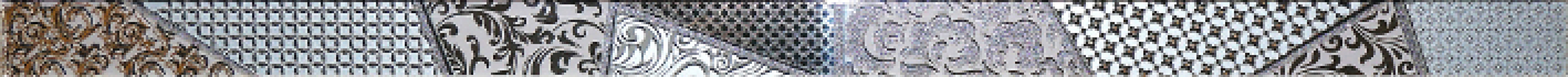 Бордюр Берген стеклянный серый 3,5х60