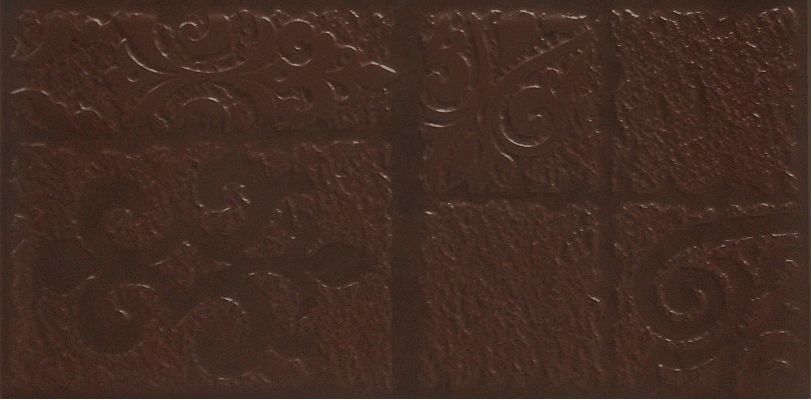 Бордюр Каир 4Д клинкерная коричневый 14.7х29.8
