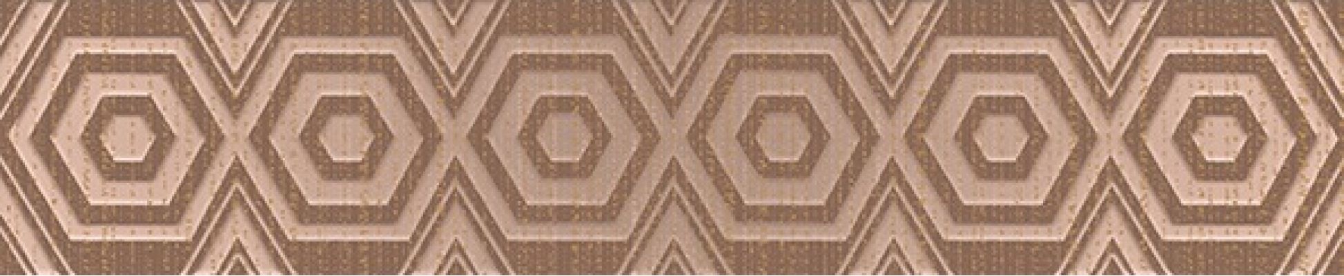 Бордюр Фернс коричневый 6x30