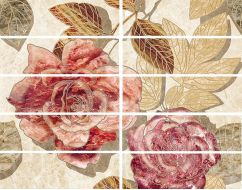 Бордюр Illyria flowers mix 7,5х25