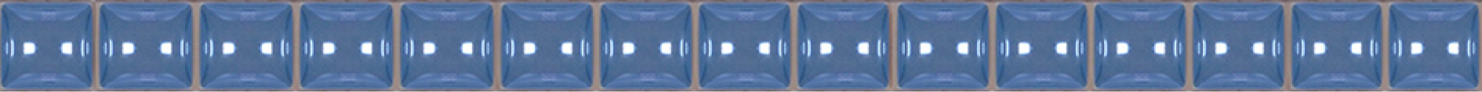 Бордюр Stripes бусинка синий 1,3х20
