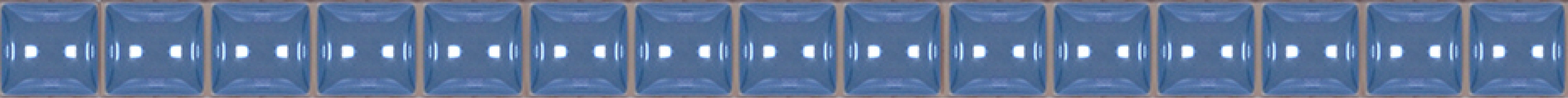 Бордюр Stripes бусинка синий 1,3х20