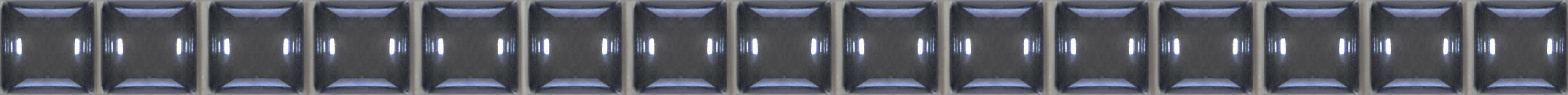 Бордюр Stripes бусинка черный 1,3х20