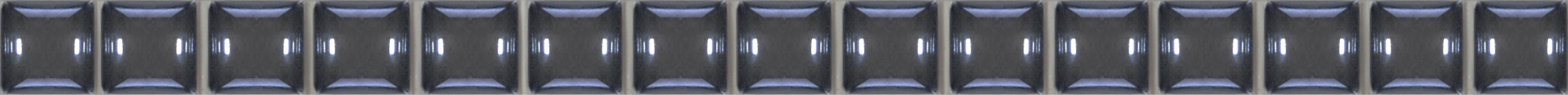Бордюр Stripes бусинка черный 1,3х20