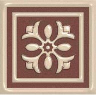 Декоративная вставка Venezia Beige неполированная 5.8x5.8x7