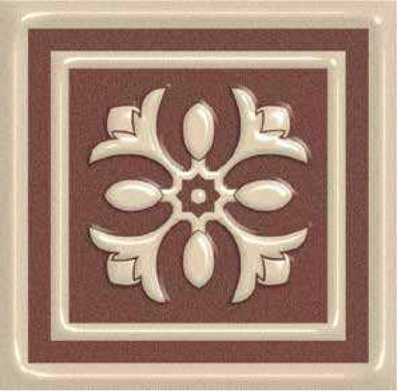 Декоративная вставка Venezia Beige неполированная 5.8x5.8x7
