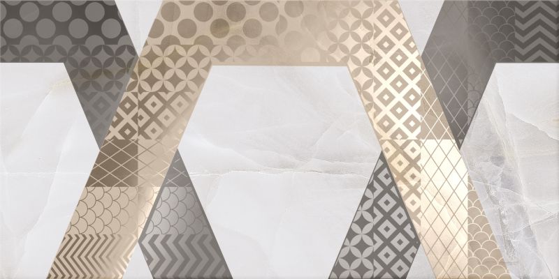 Декор Палермо D1 Геометрия 25х50