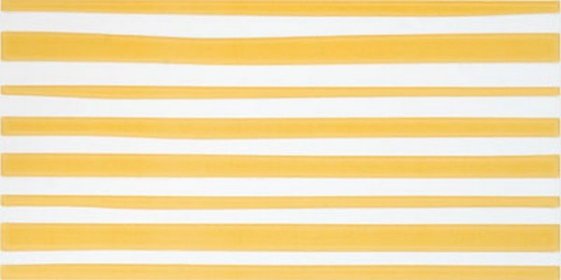 Декор AGATHA 1 LINEAS AMARILLO 25x50