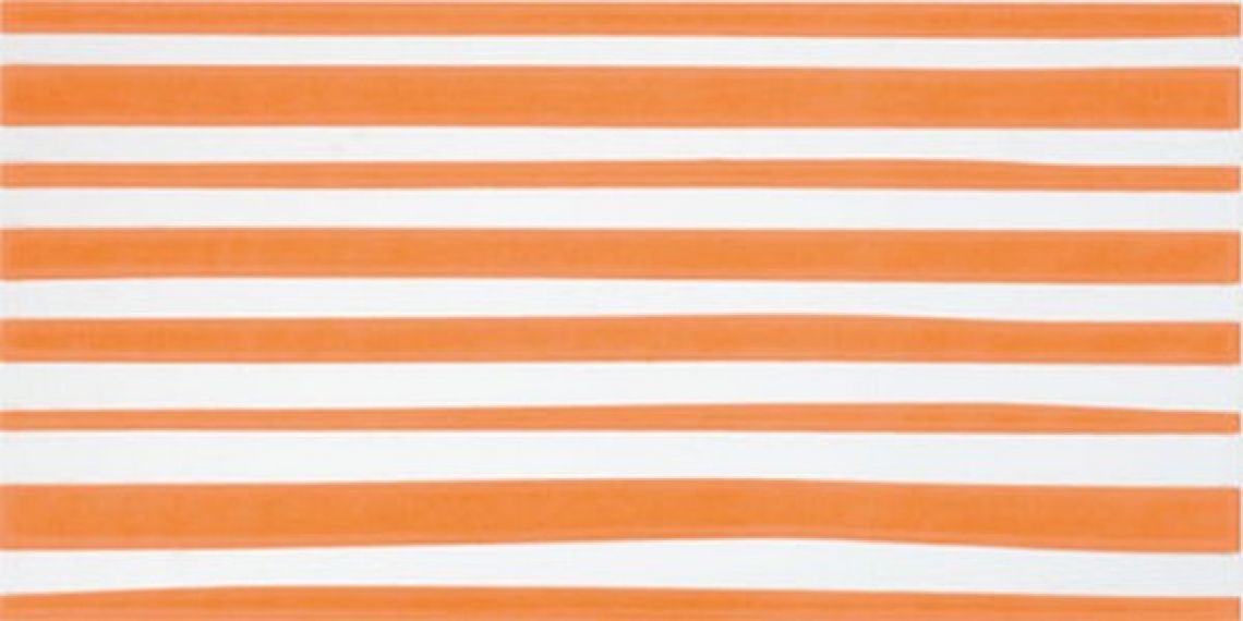 Декор AGATHA 1 LINEAS NARANJA 25x50