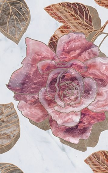 Декор Argos flowers-1 25x40
