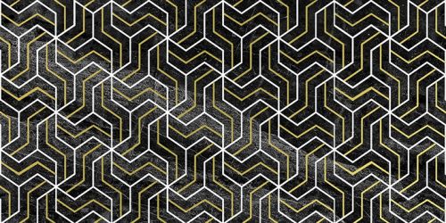 Декор Crystal Fractal чёрный 30х60