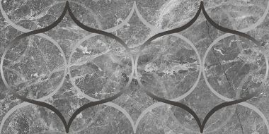 Декор Crystal Resonanse серый 30х60