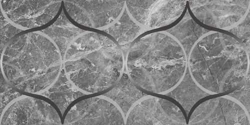 Декор Crystal Resonanse серый 30х60