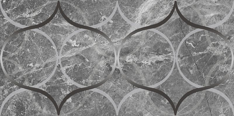Декор Crystal Resonanse серый 30х60