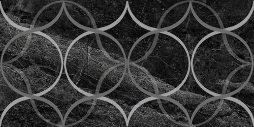 Декор Crystal Resonanse чёрный 30х60