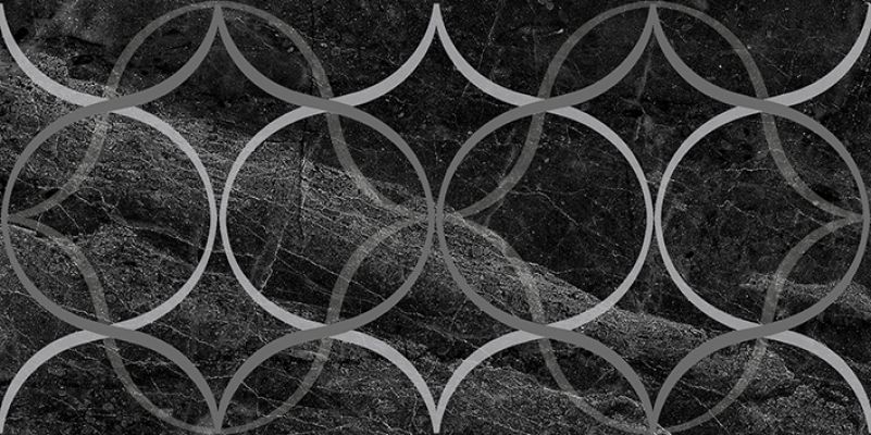 Декор Crystal Resonanse чёрный 30х60