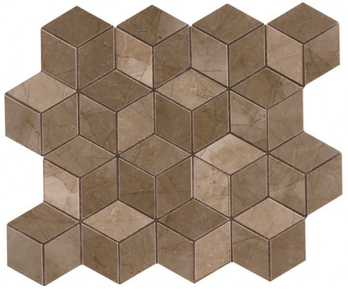 Декор Delux Bronze Tessere Rombi 26х28