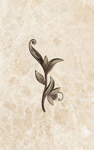 Декор Illyria marrone 25x40