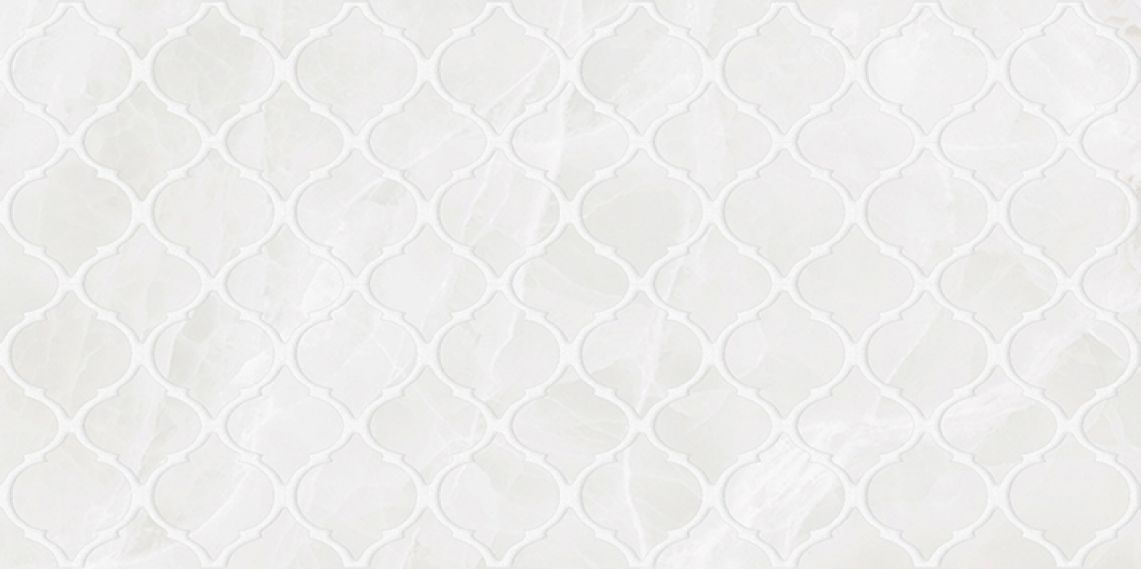 Декор Plazma Nuance белый 30х60