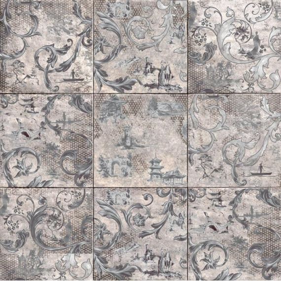Декор SINGAPUR GREY 20*20