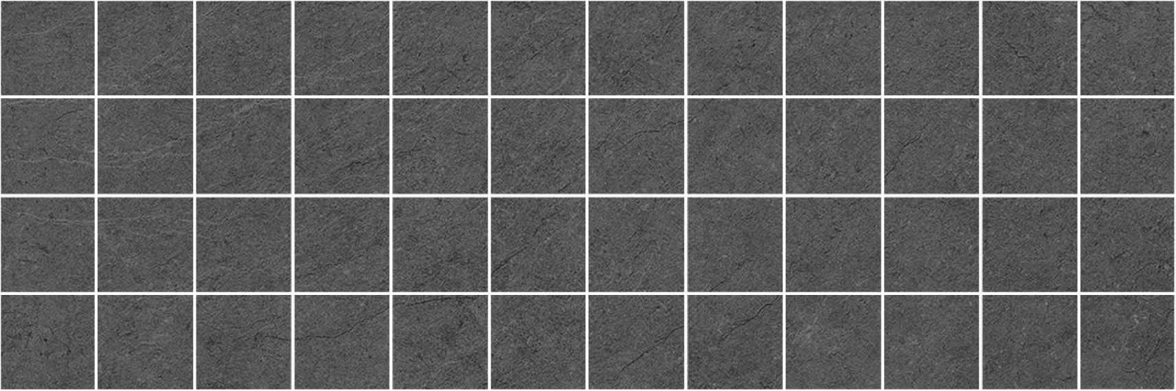 Декор Story мозаичный чёрный 20х60