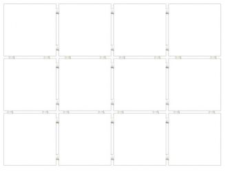 Керамогранит 1230H Конфетти белый полотно 29,8х39,8 из 12 частей 9,8х9,8