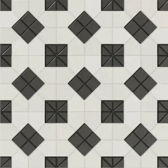 Керамогранит 130012 Tesserae Suit B&W 28x28
