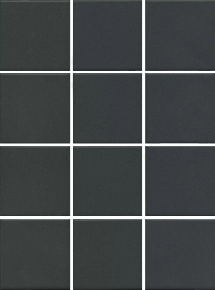Керамогранит 1333 Агуста черный натуральный (30x40 из 12 частей) R10 9,8х9,8