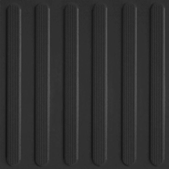 Керамогранит ANL110 Avenue Lines Black линии чёрный Тактильный рект. 30x30x15