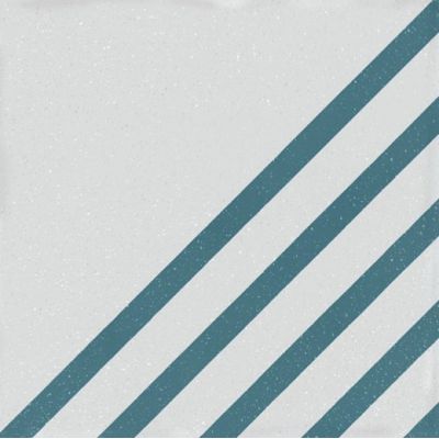 Керамогранит Boreal Dash Decor White Blue 18.5x18.5
