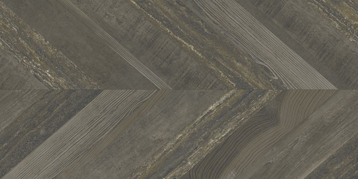 Керамогранит Chevron Walnut Stamp 49,75x99,55