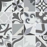 Керамогранит Mosaico Lumier Black 30x30