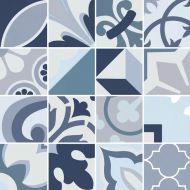 Керамогранит Mosaico Lumier Blue 30x30