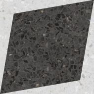 Керамогранит Natural Drops Rhombus Decor Graphite 18,5x18,5