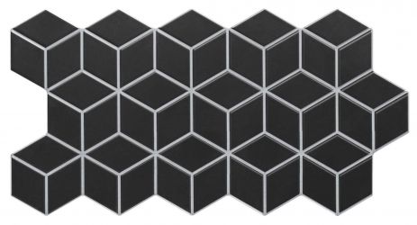 Керамогранит Rhombus Black 51x26.5