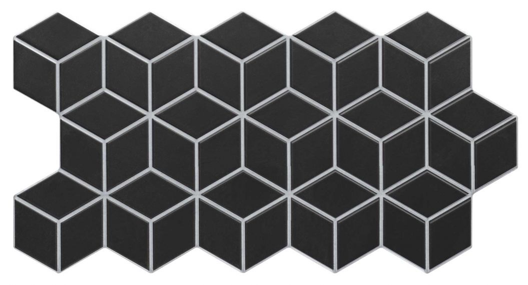 Керамогранит Rhombus Black 51x26.5