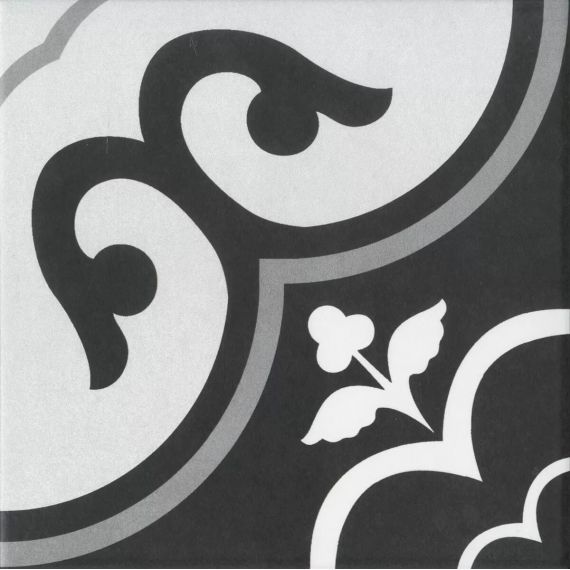 Керамогранит S17611 Viola Black Matte 20х20
