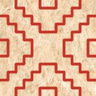 Керамогранит Seriaki-R Natural Rojo 59.3x59.3