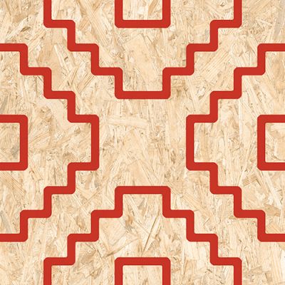 Керамогранит Seriaki-R Natural Rojo 59.3x59.3