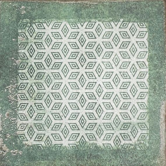 Керамогранит TOSCANA MATT GREEN DECO 20X20