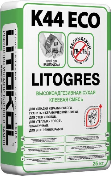 Клей K44 LITOGRES ECO 25 кг