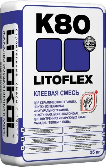 Клей K80 LitoFlex 25 кг