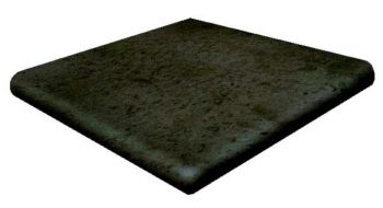 Клинкерная плитка Ступень угловая Rounded Stair-tread Corner Antracita 33*33