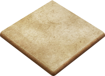 Клинкерная плитка Ступень угловая Rounded Stair-tread Corner Beige 33*33
