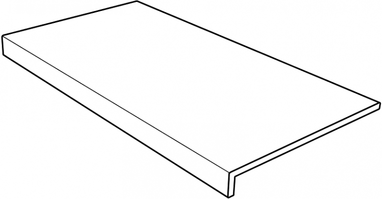 Клинкерная плитка Ступень фронтальная Petra Gris Anti-Slip Recto 30x60