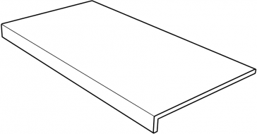 Клинкерная плитка Ступень фронтальная Petra Ocre Recto Anti-Slip 30x60