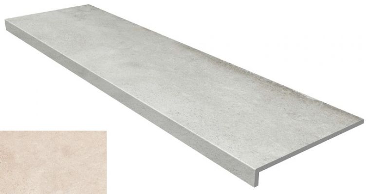 Клинкерная плитка Ступень фронтальная Urban Anti-Slip Rect. Beige 31,5*119,7