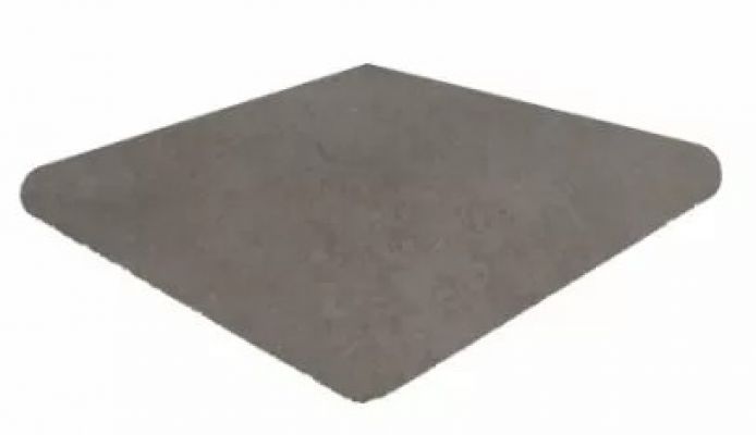 Клинкерная плитка 905099 Capri Carbon Esquina Redondeado 33х33